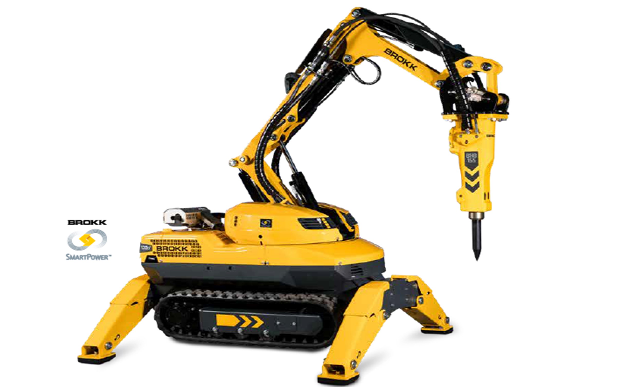 Brokk Demolition Robots Model: B60, B70, B110, B170, B200, B300, B500, B800S