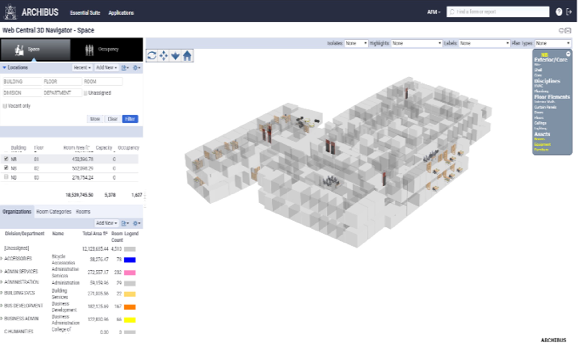 ARCHIBUS Extending BIM to Enterprise Asset Management