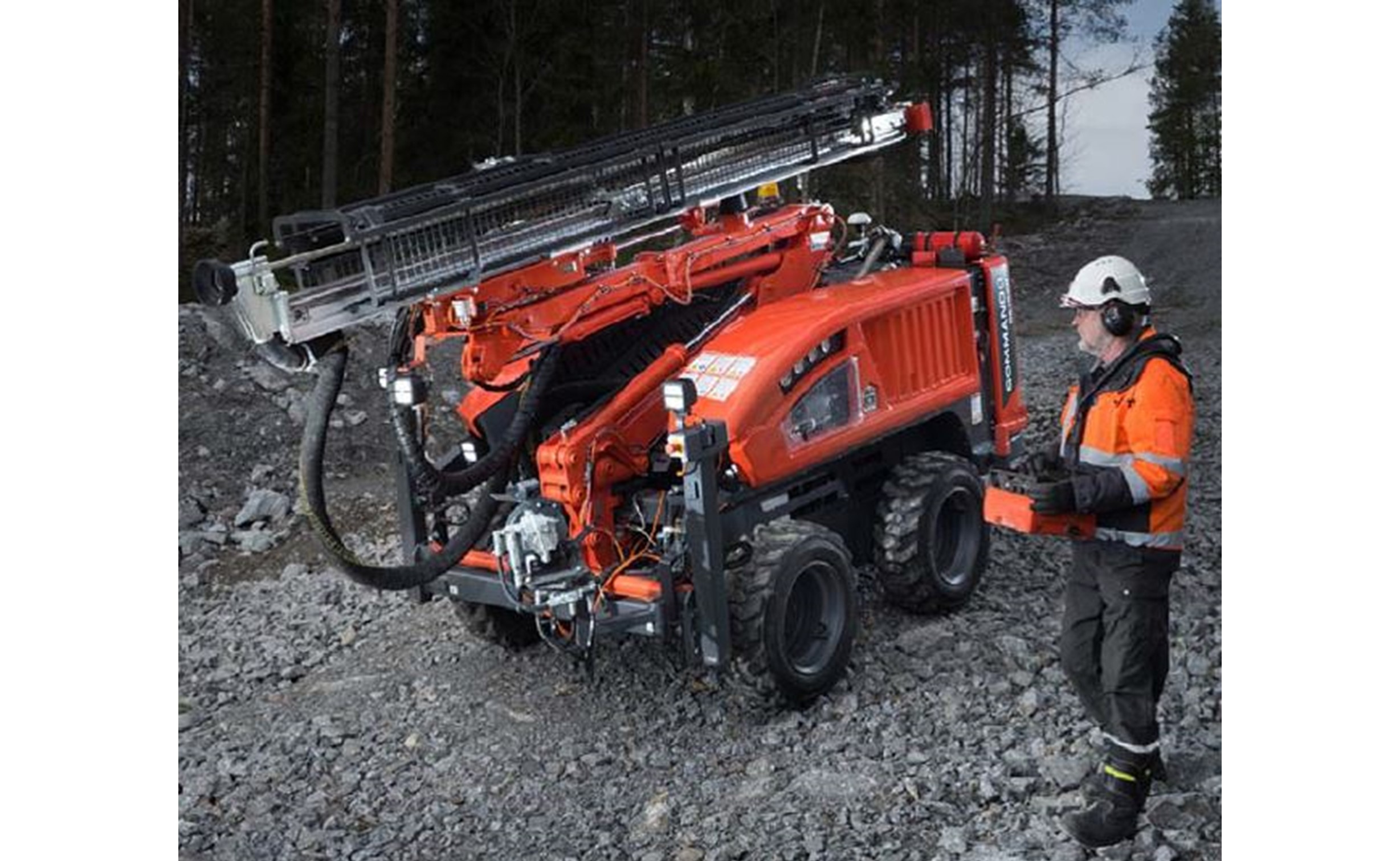 SANDVIK Top Hammer Drill Rig Model: DC130Ri, DC410R