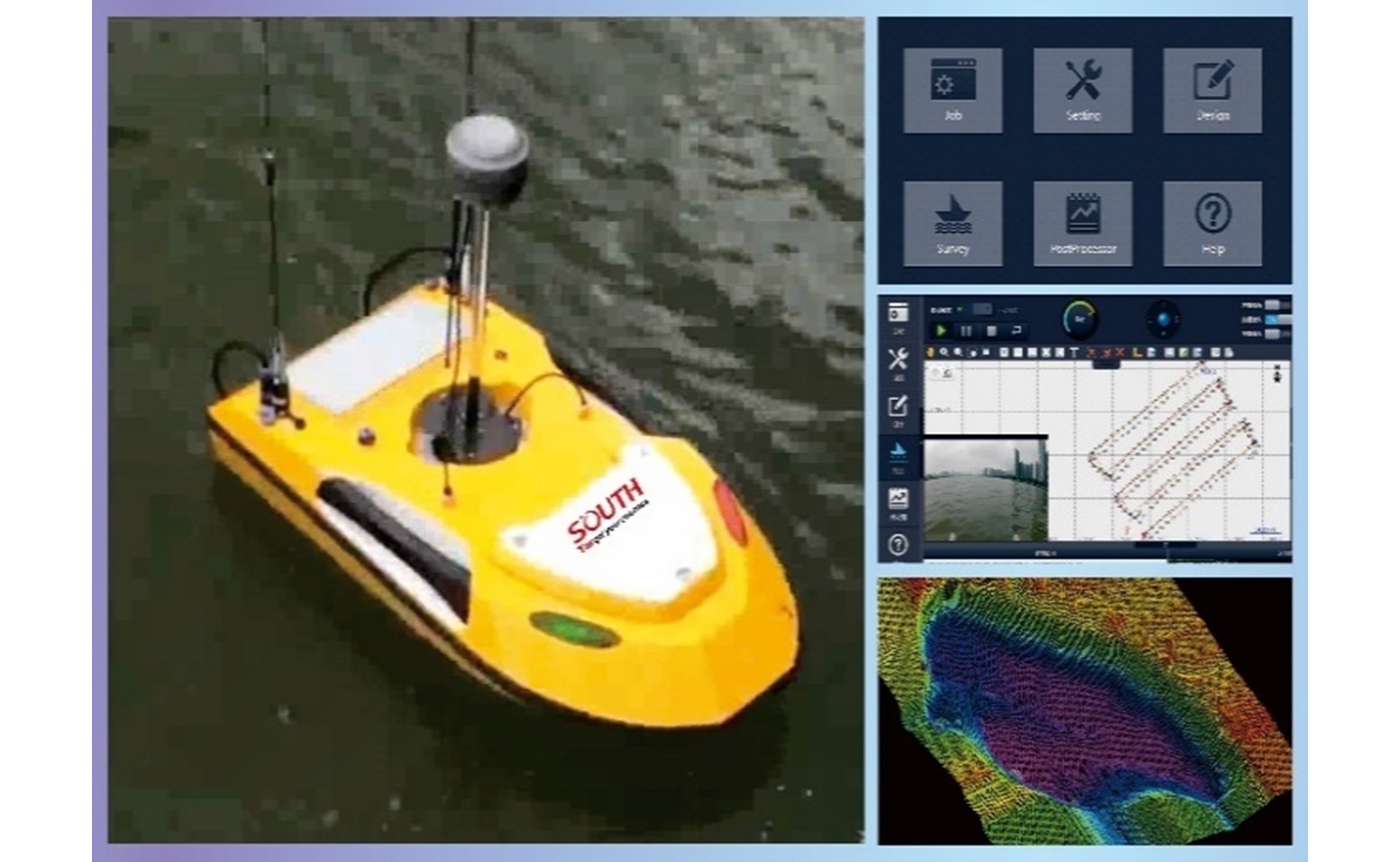 Unmanned Surface Vessel Model: SOUTH SL20